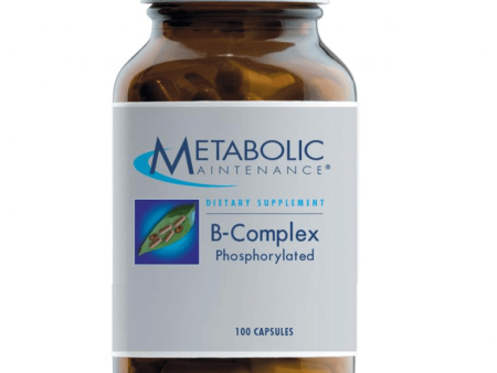 B-Complex Phosphorylated 100 Capsules - Metabolic Maintenance Discount