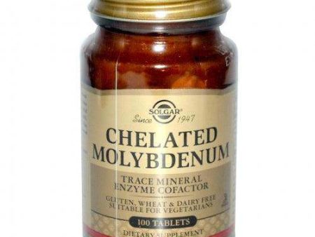 Chelated Molybdenum, 100 Tablets - Solgar Online now