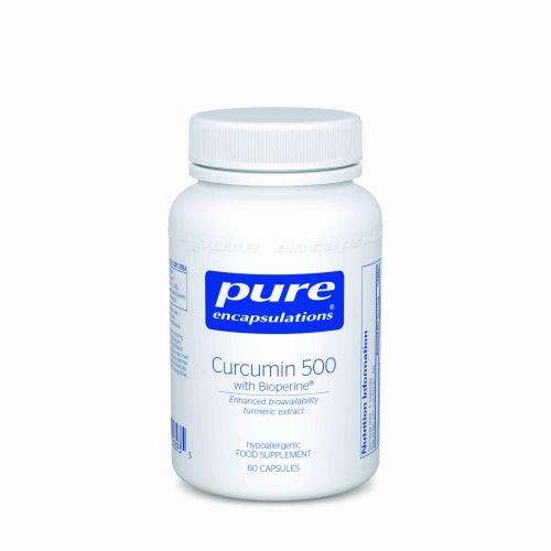 Curcumin 500 with Bioperine 60 veg caps - Pure Encapsulations Fashion