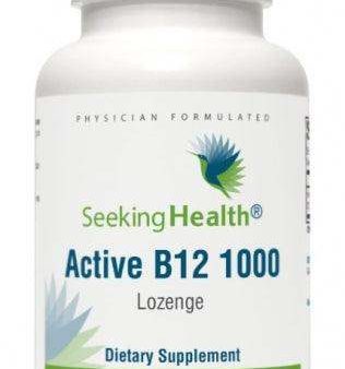 Active B12 B-12 1000 - 60 Lozenges - 1000 mcg (as Adenosylcobalamin and Methylcobalamin) - Seeking Health Online Hot Sale