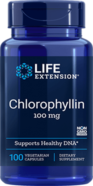 Chlorophyllin, 100 mg   100 vcaps, Life Extension Supply