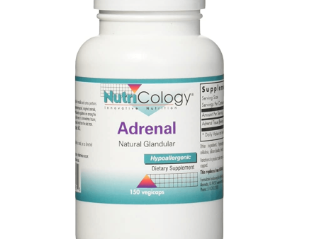 Adrenal Natural Glandular 100mg, 150 capsules - Nutricology   Allergy Research Group Online