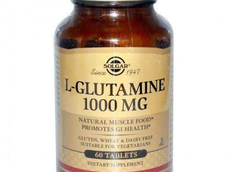 L-Glutamine, 1000 mg, 60 Tablets - Solgar Fashion