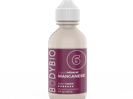 Manganese #6 Liquid Mineral - 2 oz - BodyBio Discount