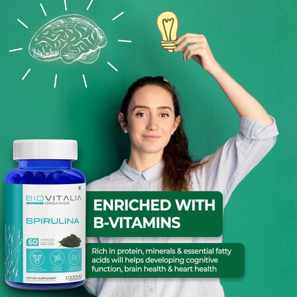 Biovitalia Organics Spirulina Capsule For Weight Management Fashion