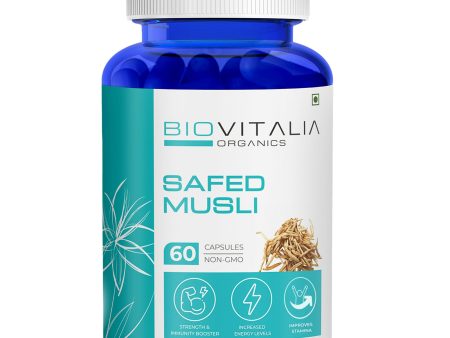 Biovitalia Organics Safed Musli Extract Capsules Fashion