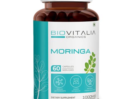 Biovitalia Organics Moringa Capsules For Immunity Booster Online now