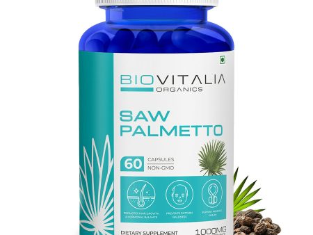 Biovitalia Organics Saw Palmetto Capsules For Hair Growth For Cheap