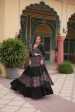 Lorenvalley Black Printed Rayon Navratri Collection Lehenga Choli with Dupatta For Cheap