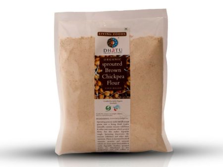 Dhatu Organics & Naturals Organic Sprouted Brownchickpea Flour Online Sale