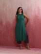 trueBrowns Green Modal High slit Kurta Set Discount