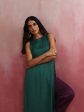 trueBrowns Green Modal High slit Kurta Set Discount